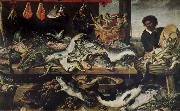 SNYDERS, Frans The Fishomnger-s Shop oil painting